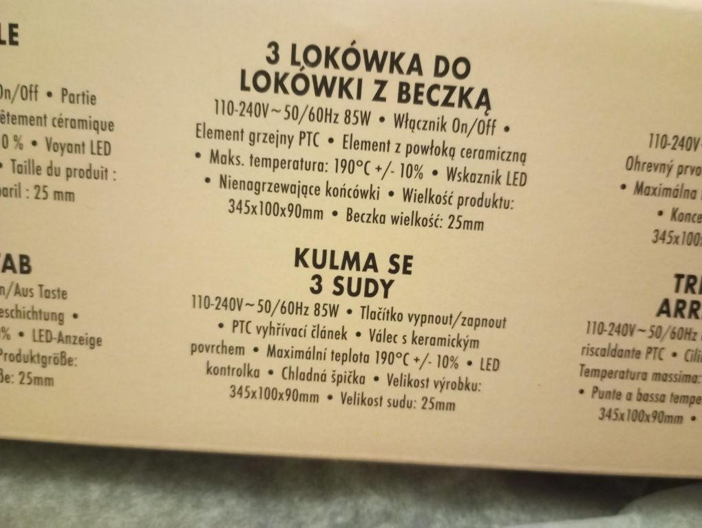 Lokówka Elle nowa sprawna