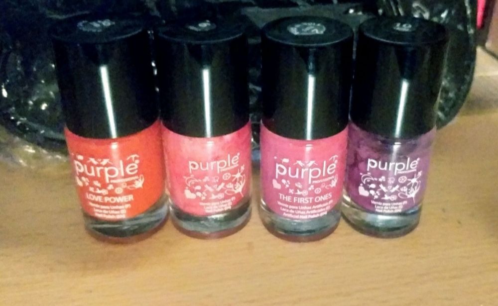 Lote de 28 vernizes novos da marca Purple