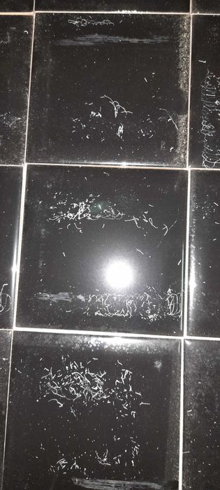 Czarne błyszczące cegiełki ścienne, płytki w czarnym kolorze, 15 x 15