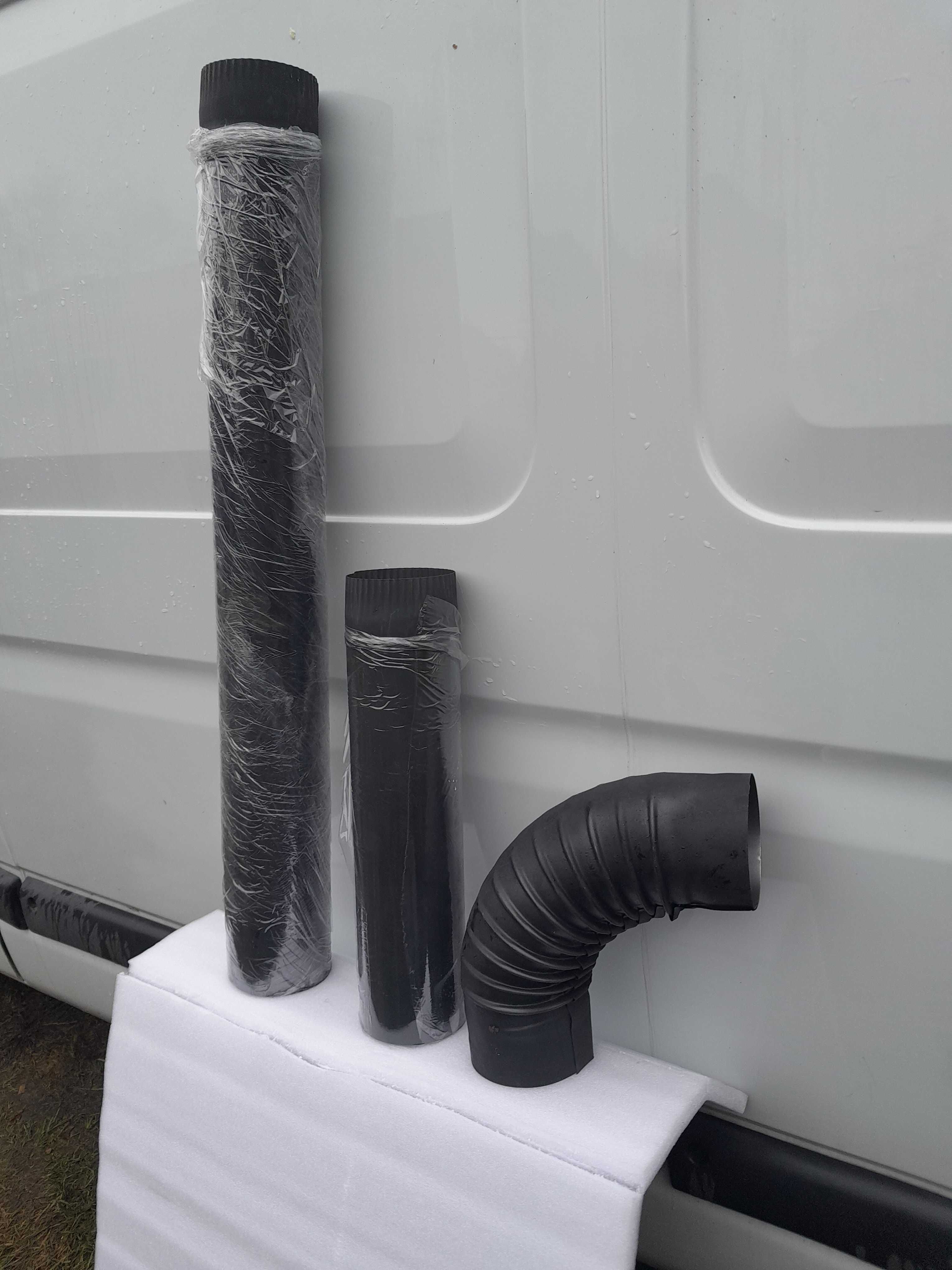 Rura 100 cm  50 cm kolanko - radiator