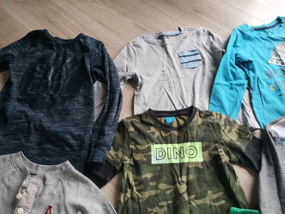 Bluzki rozm 110/116 zestaw