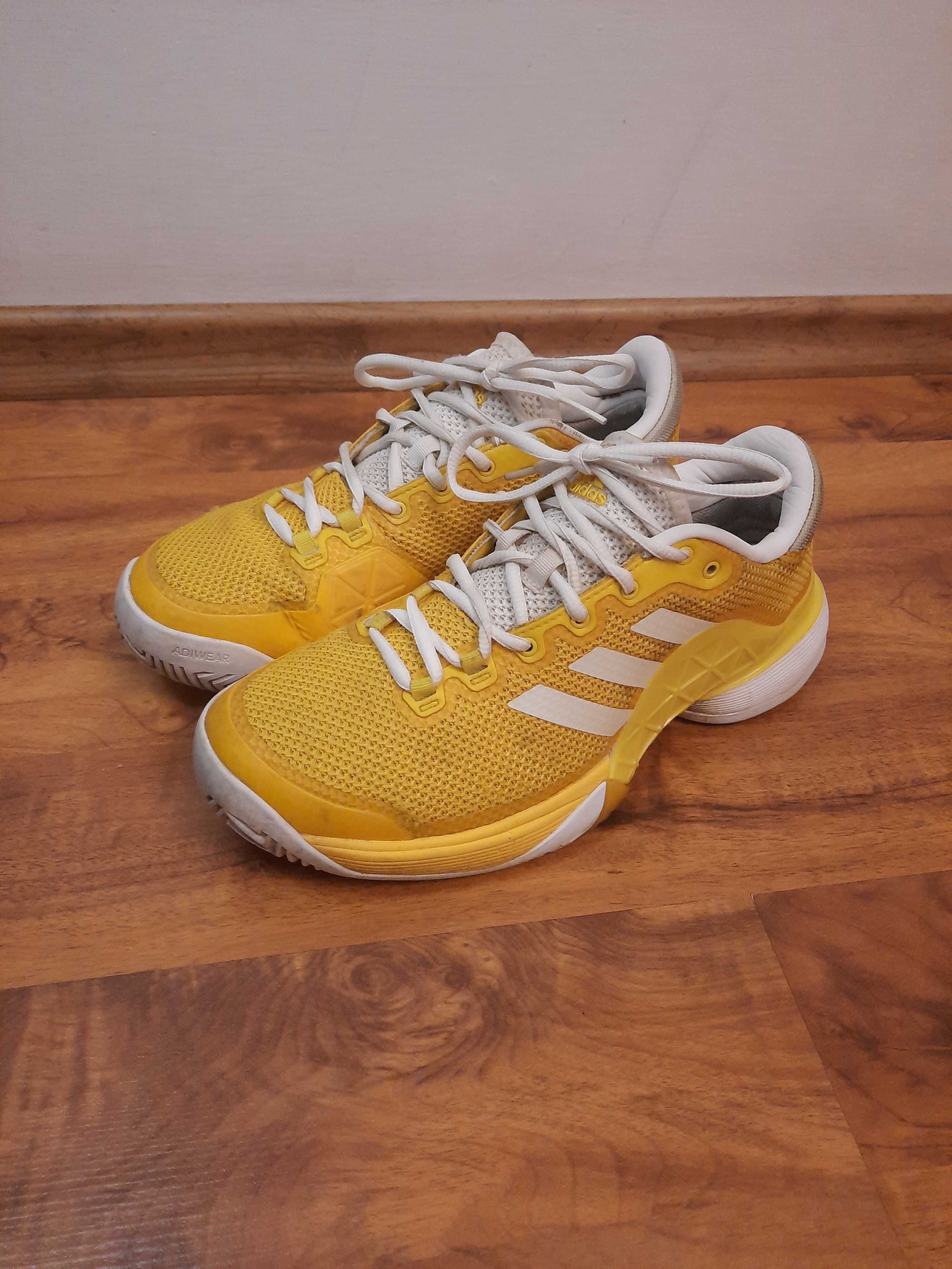 Buty sportowe do tenisa żółte Adidas Barricade Tennis rozmiar 40