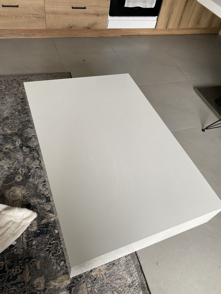 Ława biala  90x60