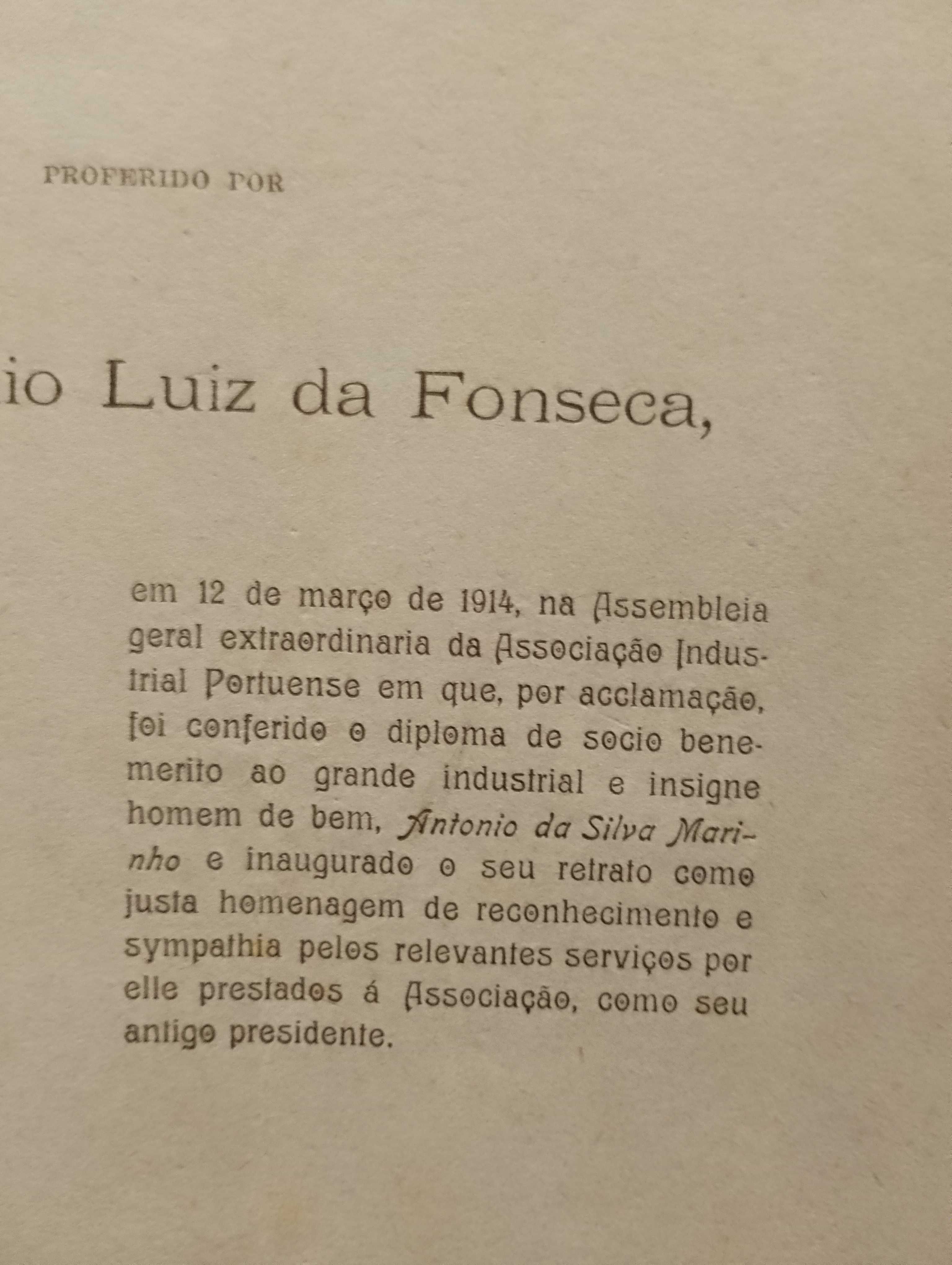 Discurso 1914 António Luiz da Fonseca