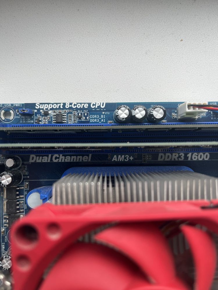 Материнска плата am3 am3+ ddr3 fx6350 6 gb озу