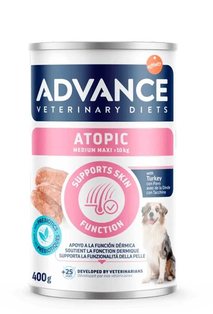 25x karma dla psa Advance Veterinary Diets Atopic 400g