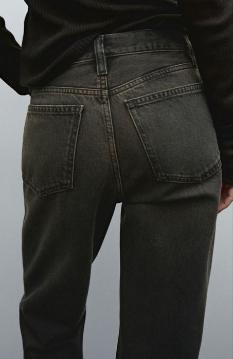 Джинси Massimo Dutti прямого крою з високою талією