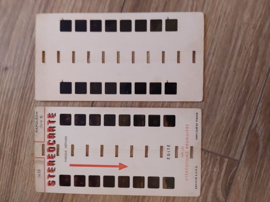 Francuski stereoskop Stereoclic 3D vintage przeglądarka z kartami