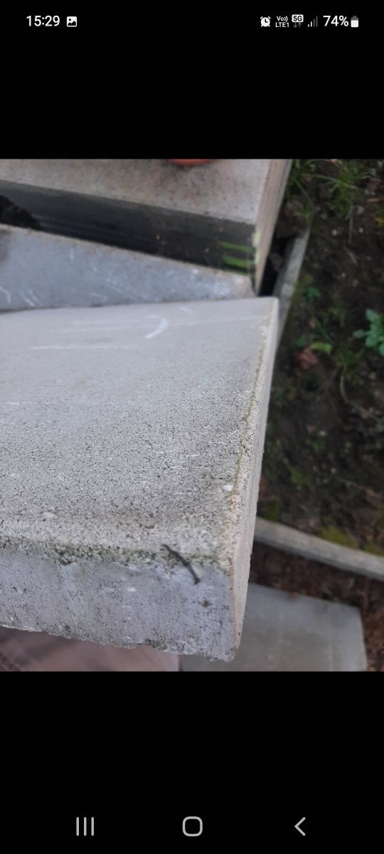 Płytki betonowe szare 50x50
