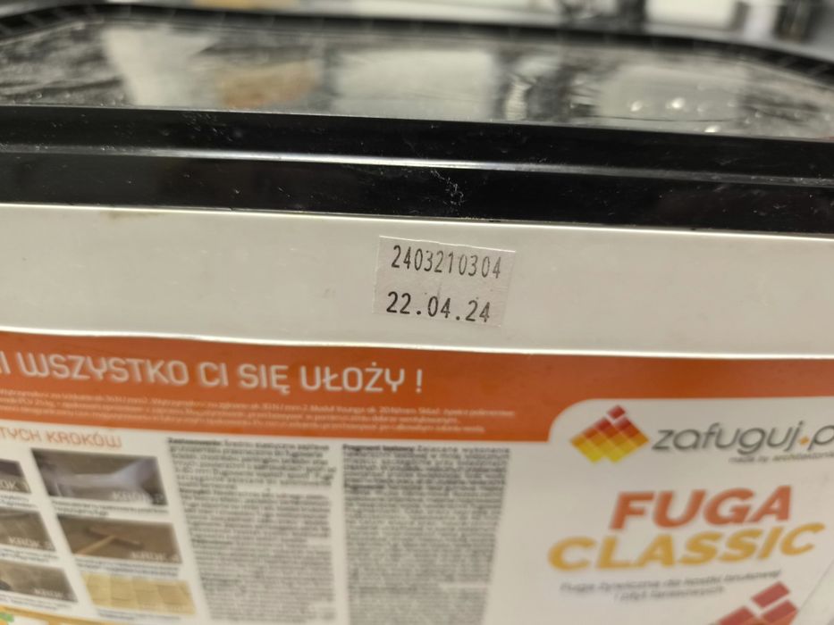 Fuga zasypka do kostki