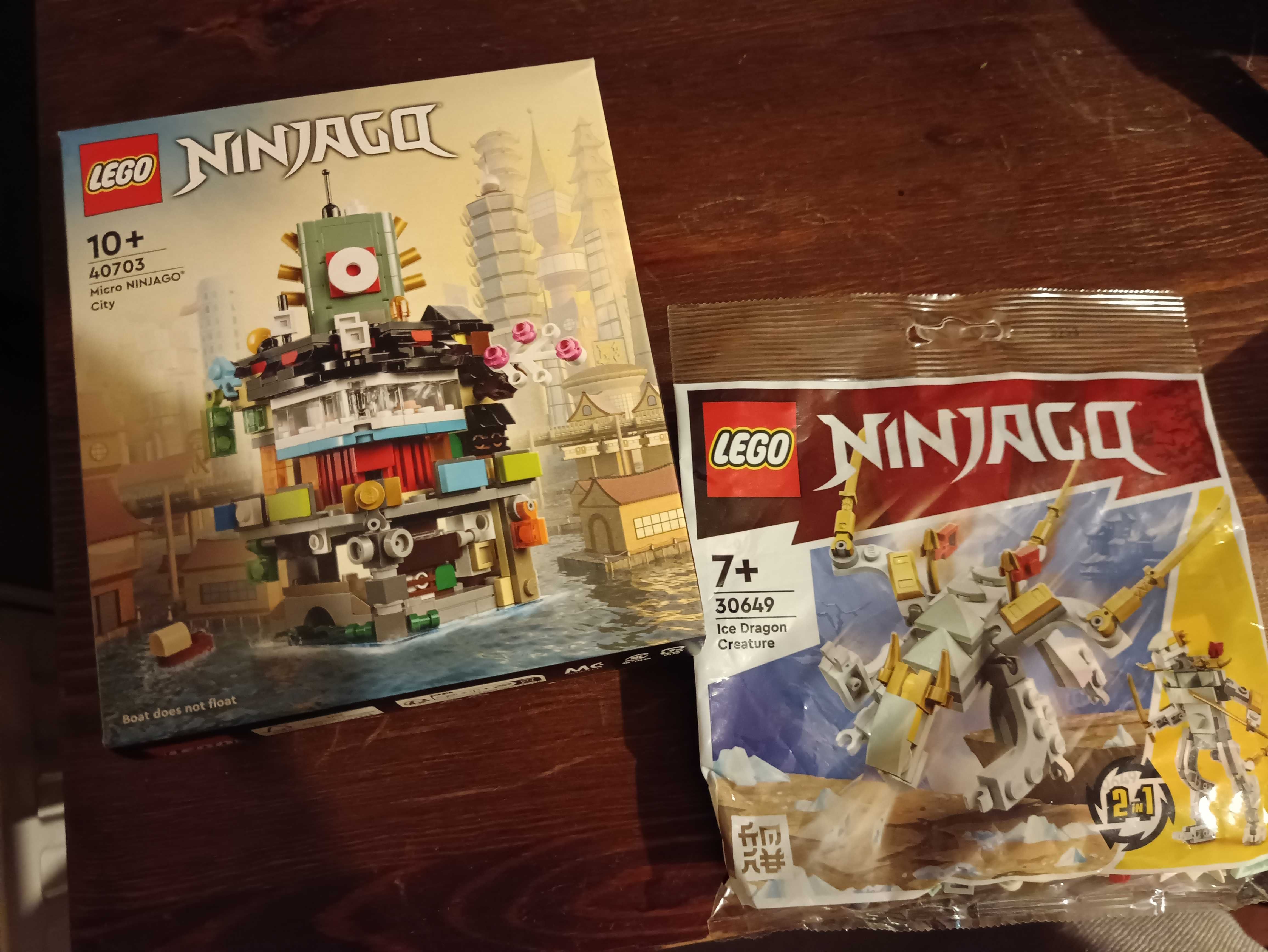 LEGO VIP 40703 - Mikro-miasto Ninjago + Lodowy smok 30649 GRATIS