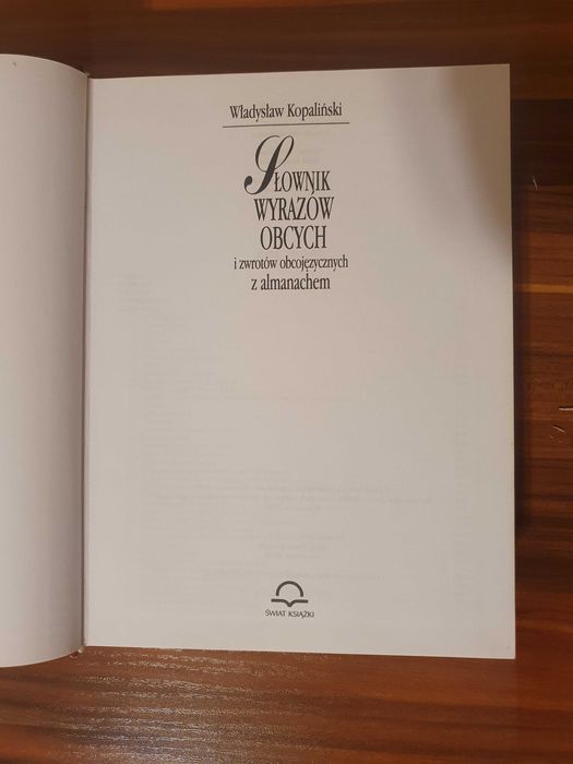 Słownik wyrazów obcych  z almanachem – Kopaliński