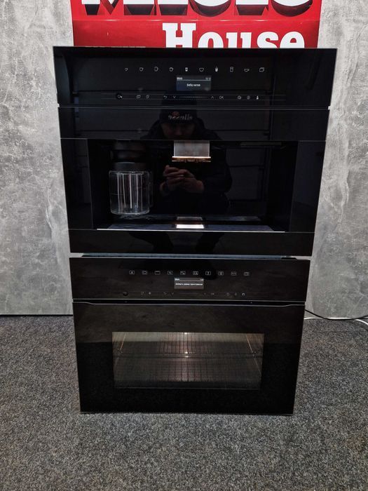 Комплект 3в1 Духовка+ НВЧ Miele H7440 bmХ & кавомашина Miele CVA7440