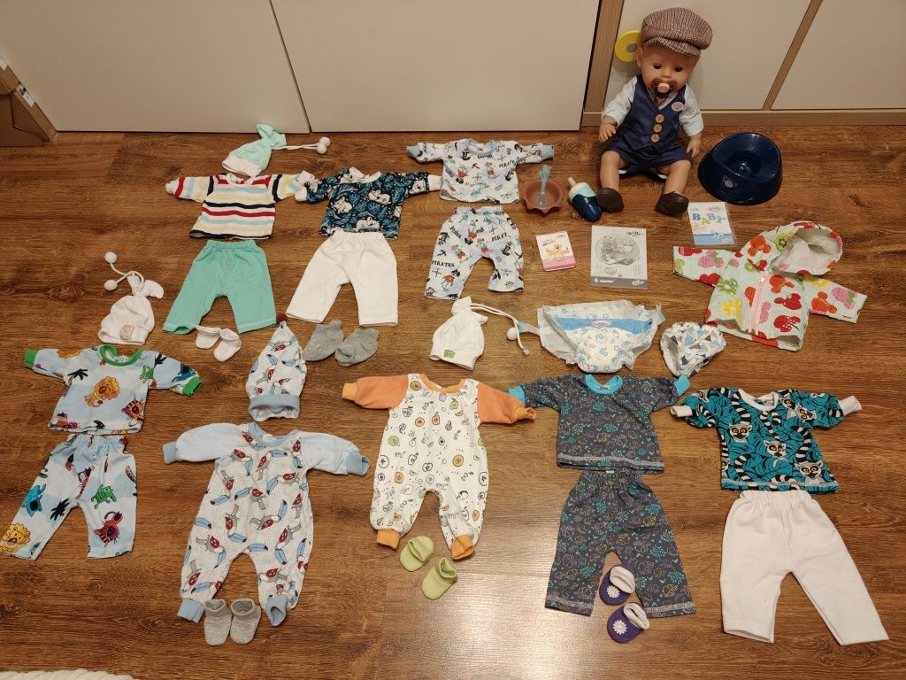 Lalka baby born zaph creation soft touch chłopiec w eleganckim stroju