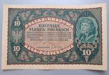 Marki Polskie 10 Marka 1919 rok Ser. DG