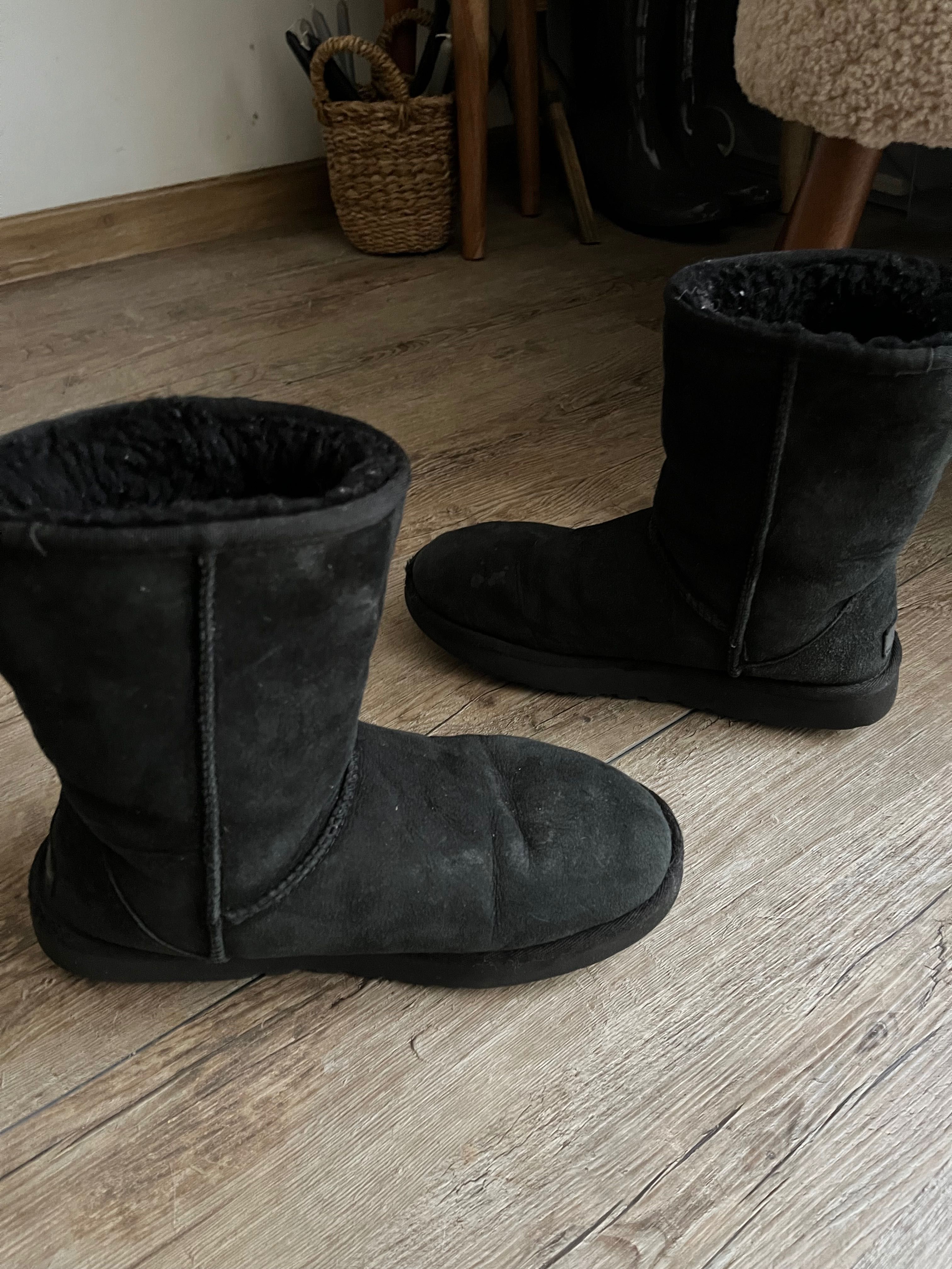 Ugg Czarne buty zamszowe Zimowe r. 40