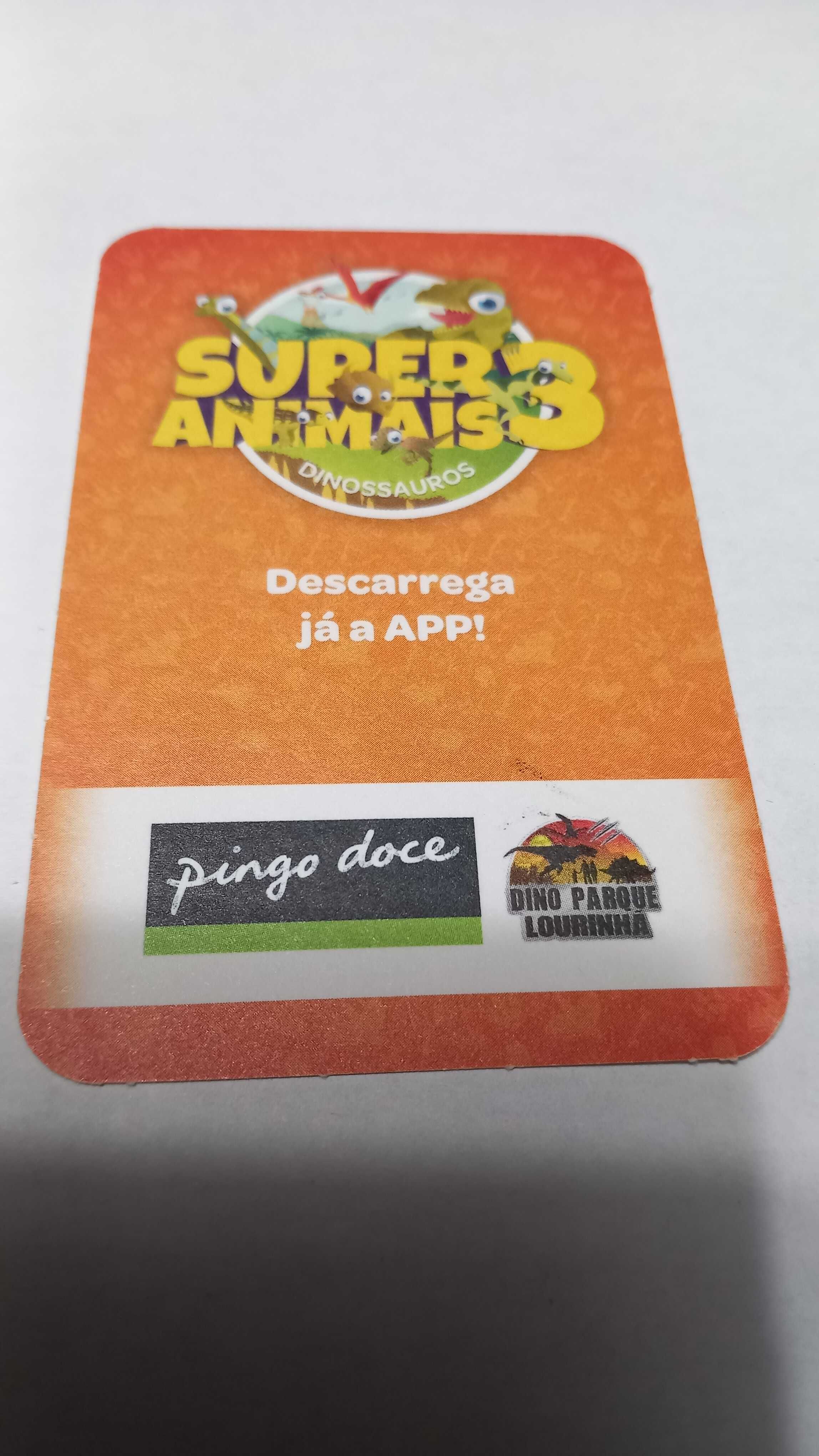 Cartas Pingo Doce - Super Animais 1, 2 e 3