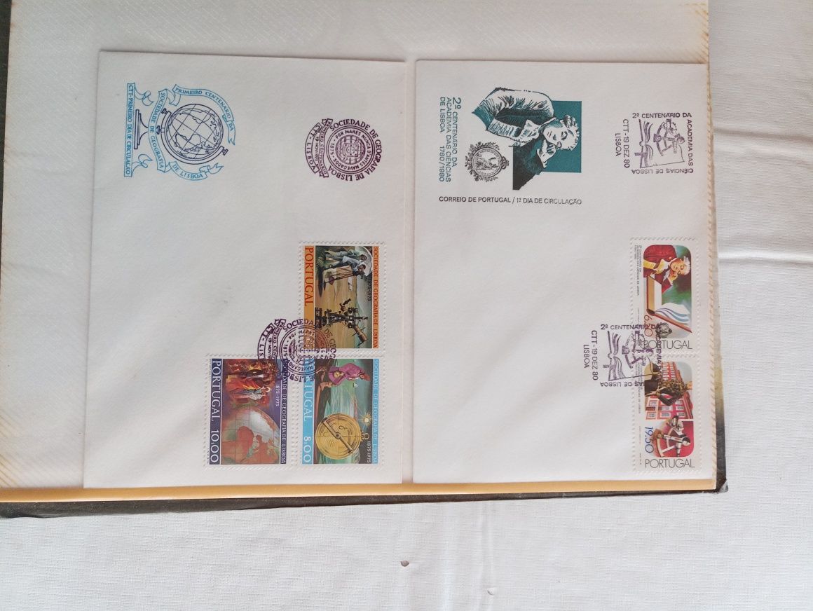 Envelopes CTT selos 1 dia
