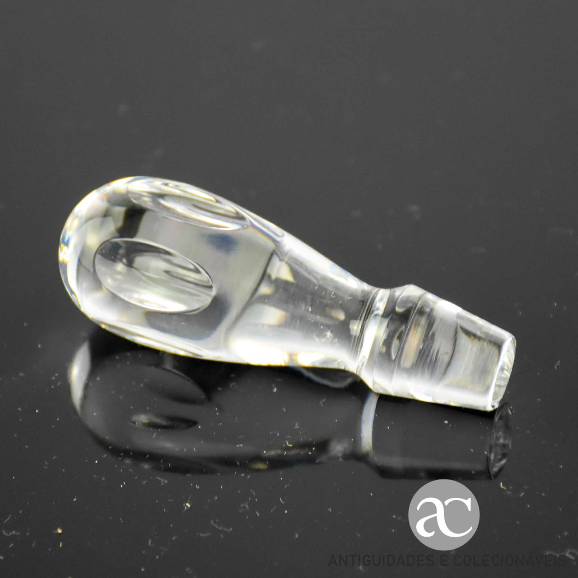 Frasco de perfume em Cristal Atlantis decoração lapidada nº2