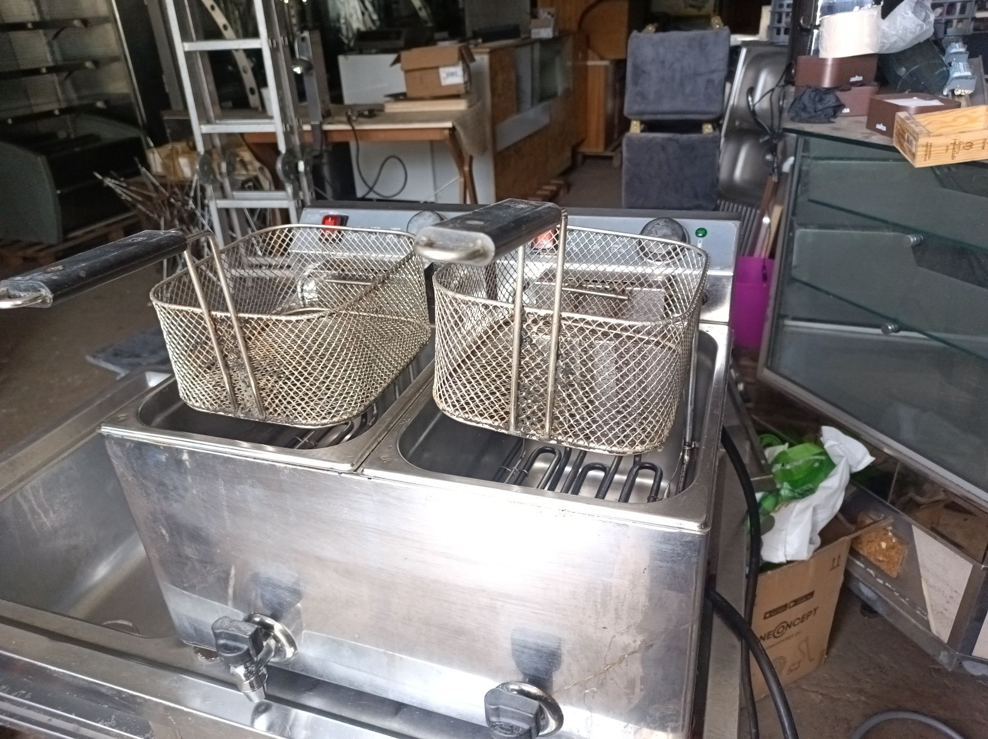 Fritadeira dupla trifásica