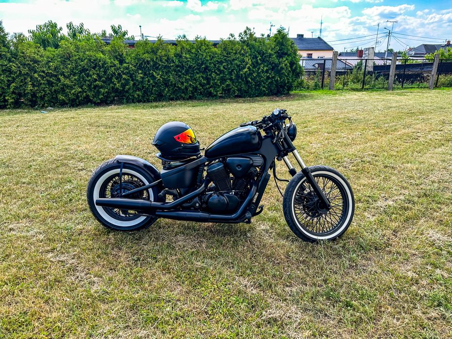 Honda Shadow VT600 Bobber Czarna Satyna