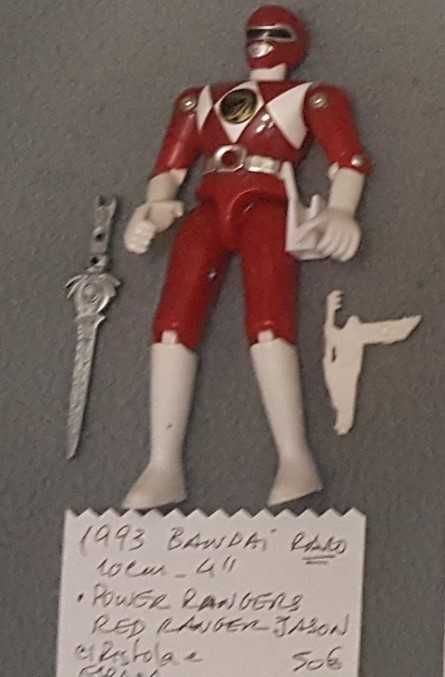 1993 - Jason Red Ranger - Figura Power Rangers - BANDAI - RARO