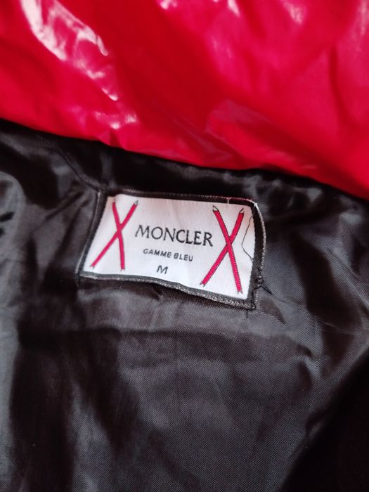 Kurtka Moncler r m model 11 czerwona połysk