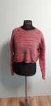 Boohoo kolorowy krótki sweter S M