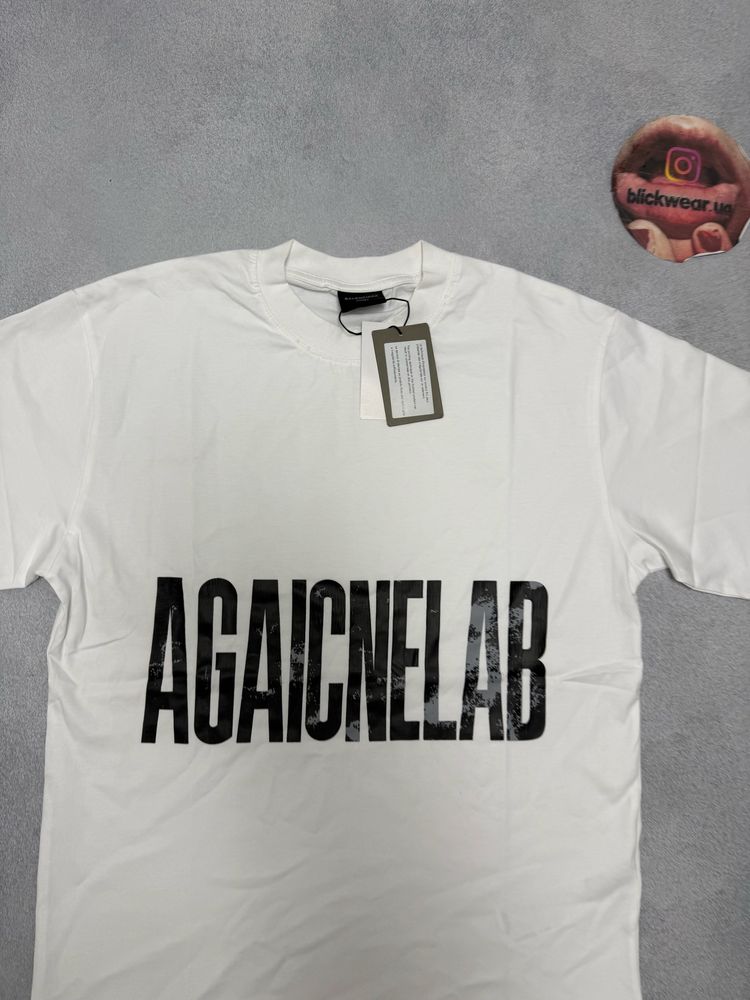 футболка Balenciaga Reversible tee white S M L