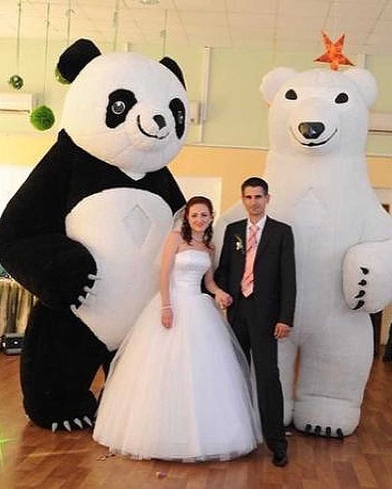 Kostium Maskotka Panda