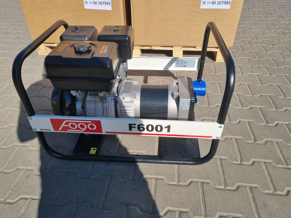 Nowy Agregat Prądotwórczy FOGO F6001 - 6,6kW Okazja