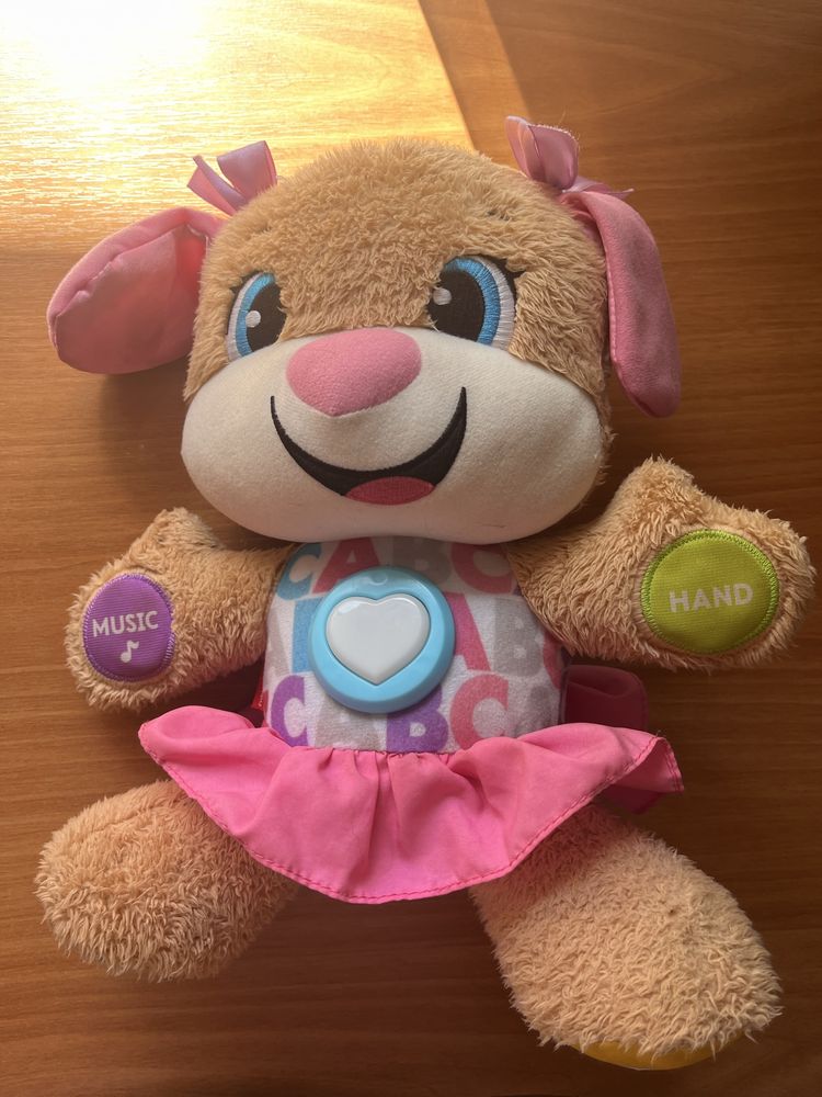 Іграшка цуценя fisher price дівчинка англійською