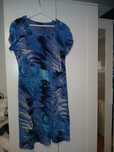 Vestido azulao tecido leve