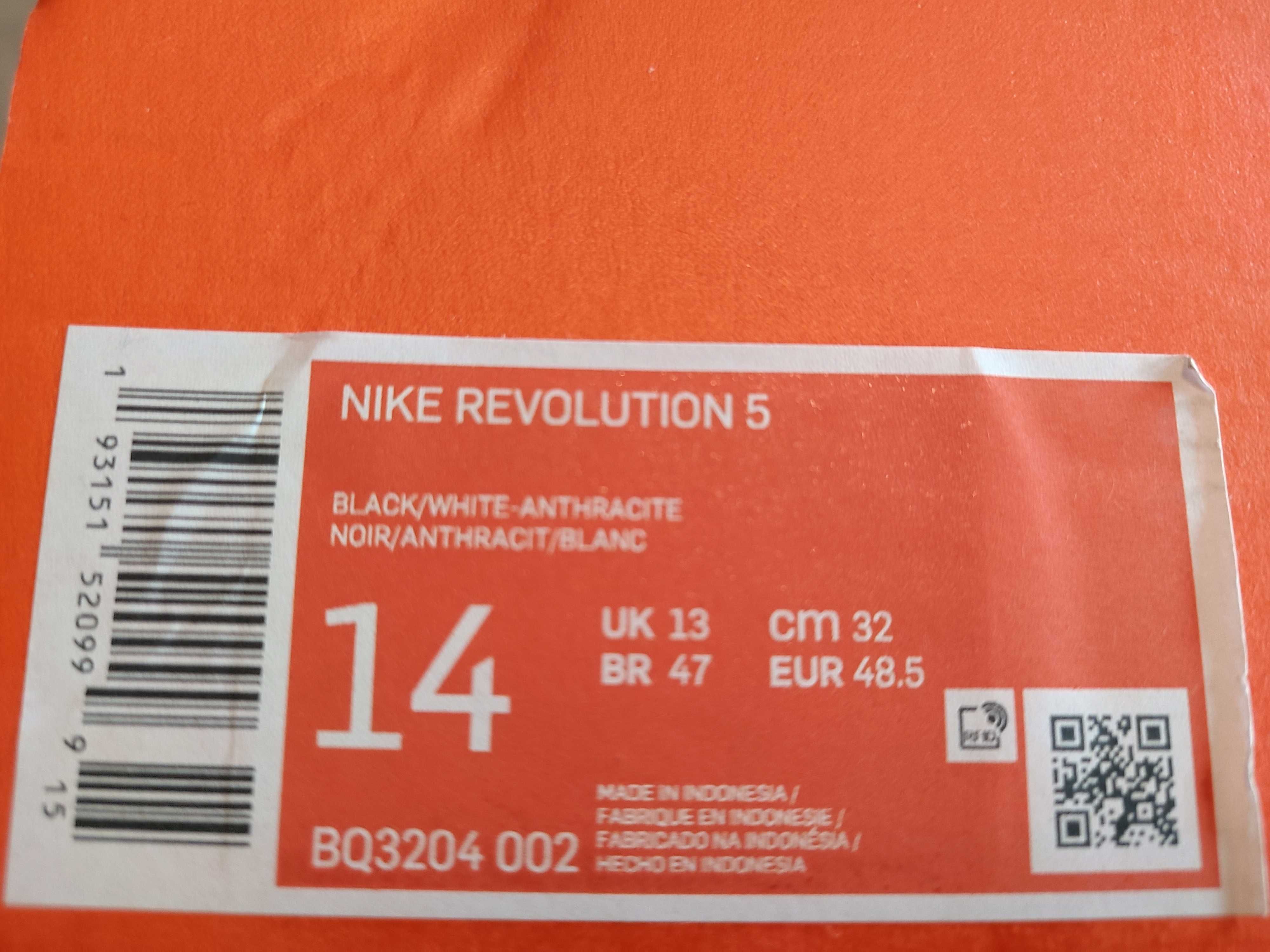Nike Revolution 5 nowe 48,5