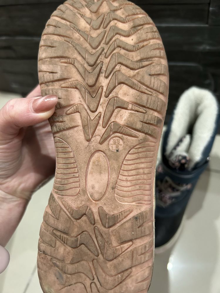 Buty zimowe 33 regulowane na rzepę Lidl śniegowce