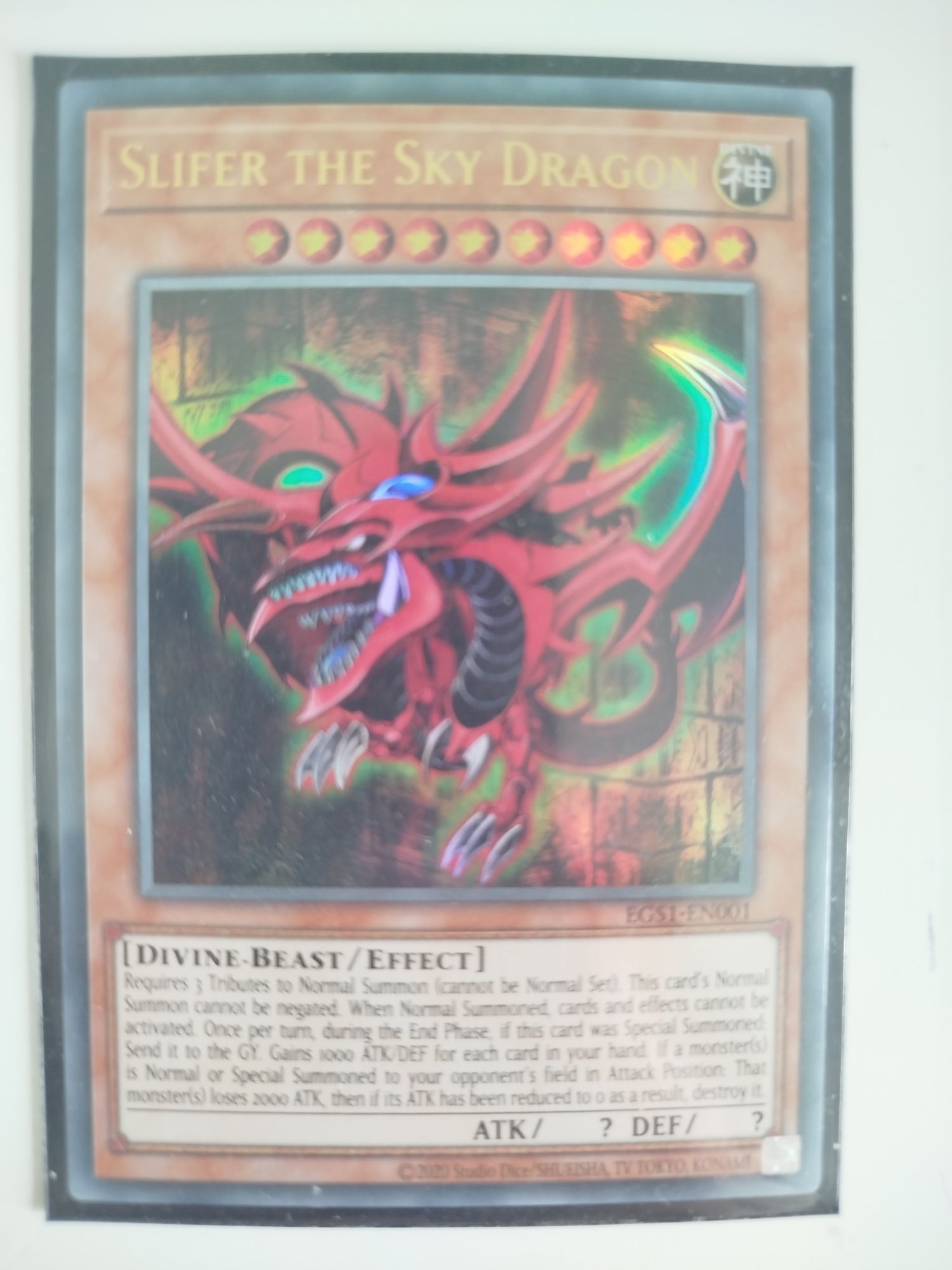 Yu-Gi-Oh Talia Slifer Sky Dragon
