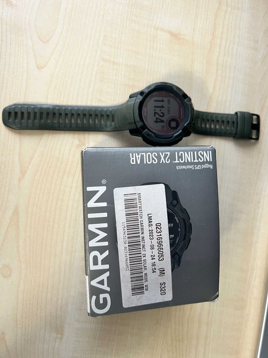 Garmin Instinct 2X Solar – świetny stan, komplet pudełko + kabel