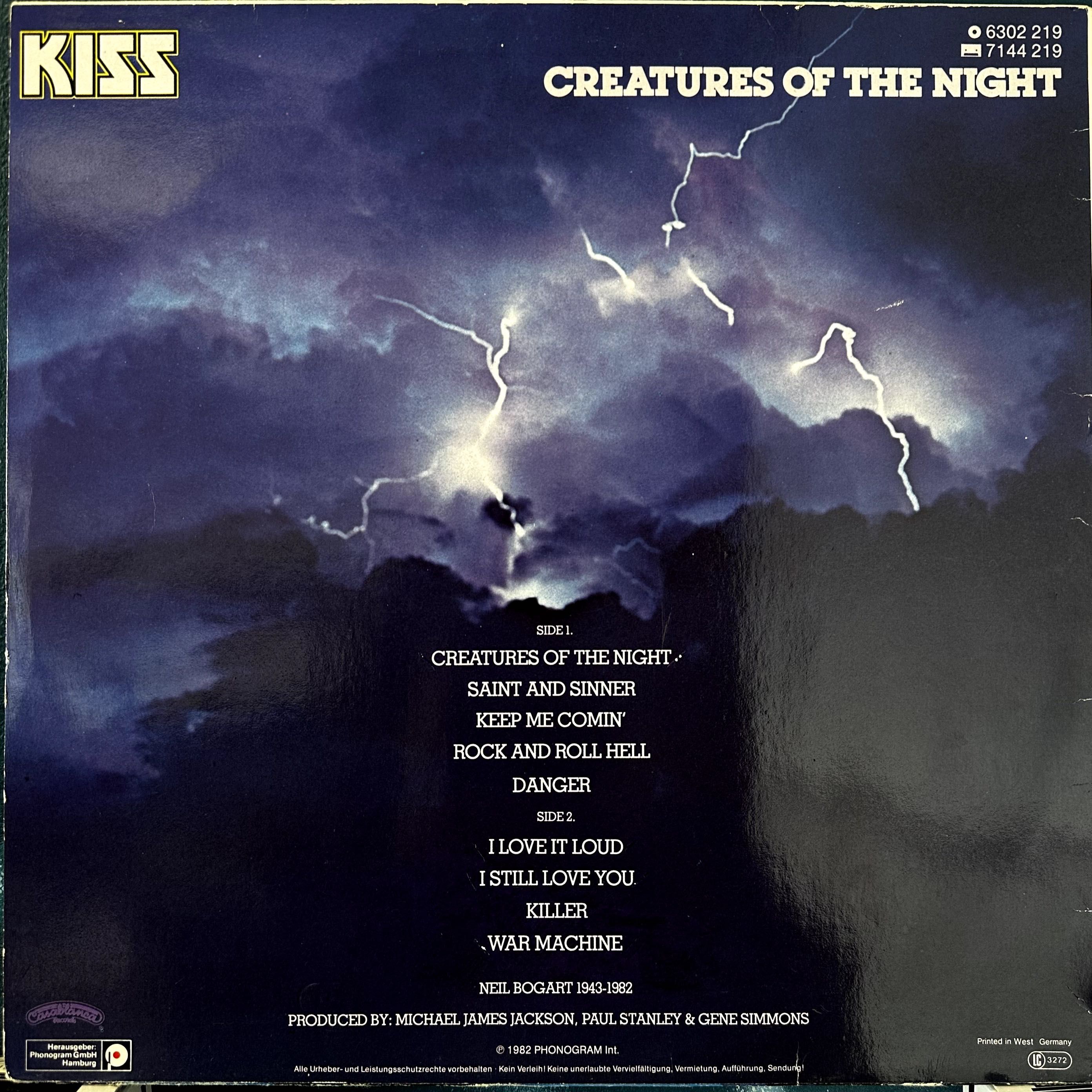 Kiss - Creatures of the Night (Vinyl, 1982, Germany)