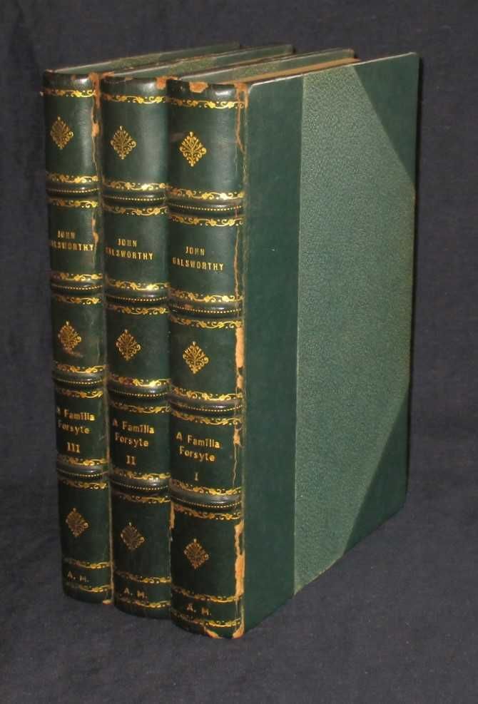 Livros A Família Forsyte John Galsworthy 3 volumes Livros do Brasil