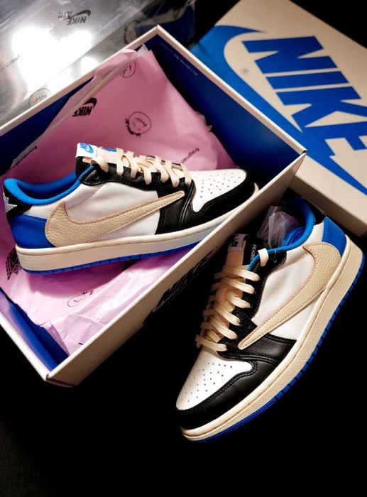 Butydamskie ‍Jordan‍ 1 ‍Retro ‍Low ‍Fragment‍ x ‍Travis ‍Scott r.43