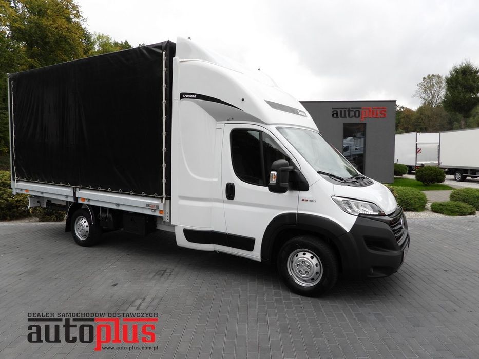 Fiat DUCATO PLANDEKA 9 PALET TEMPOMAT LEDY PNEUMATYKA KLIMATYZACJA  180KM  stan bardzo dobry, nie wymaga nakładów finansowcyh dostępny od ręki