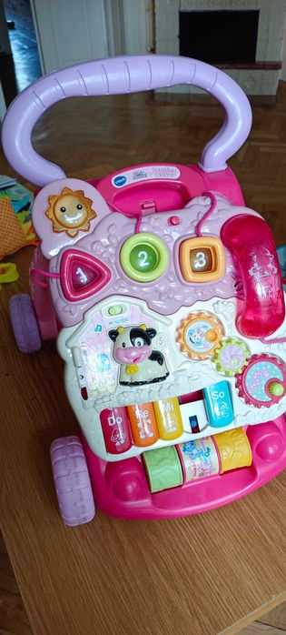 Дитячі ходунки-каталка VTech Super Trotteur Parlant 2 в 1