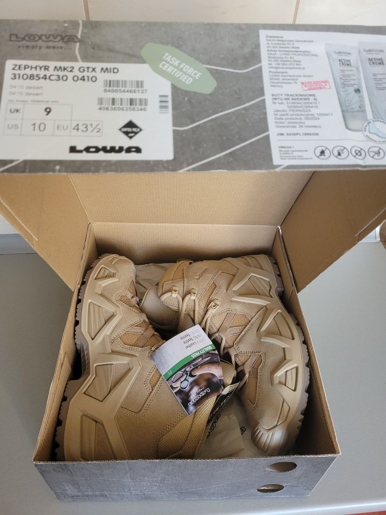 MK2 Lowa Zephyr Gtx Mid Desert 43,5 ws