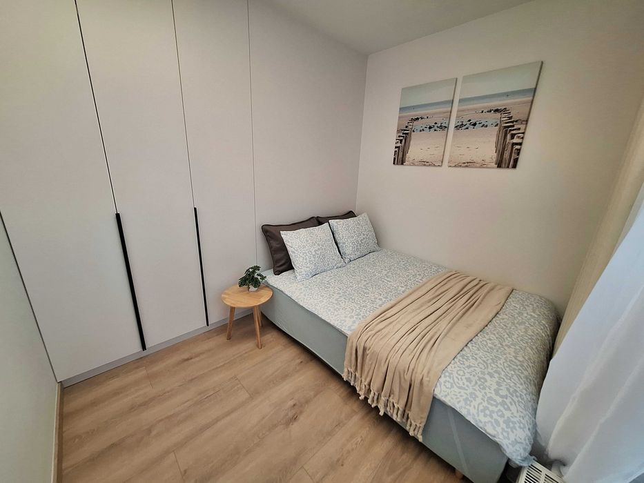 Apartament 2 sypialnie przy plaży z garażem i klimą Gdańsk Letnica
