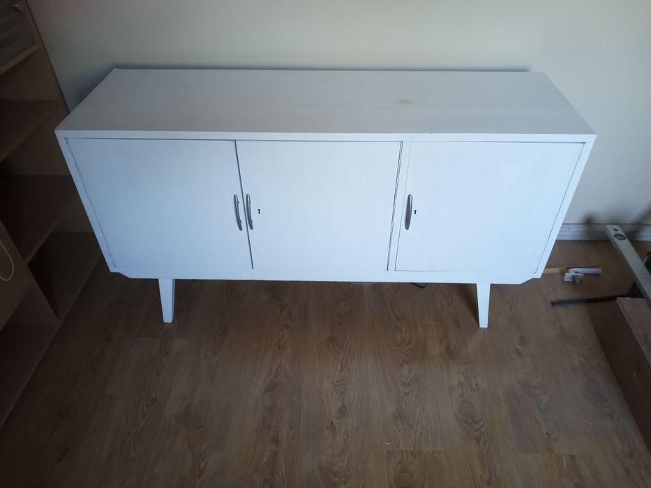 Komoda PRL     biała