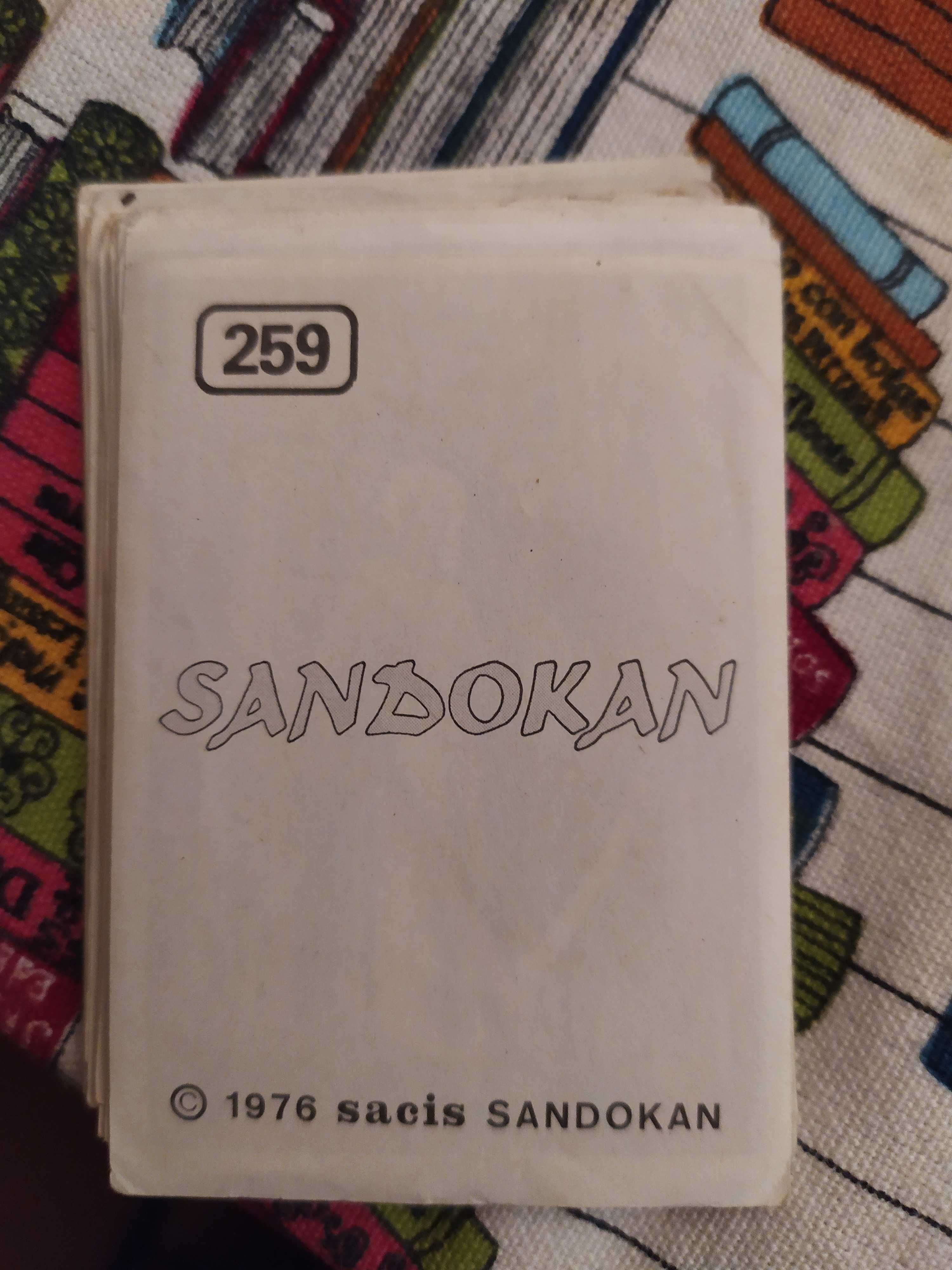 Cromos Antigo Sandokan