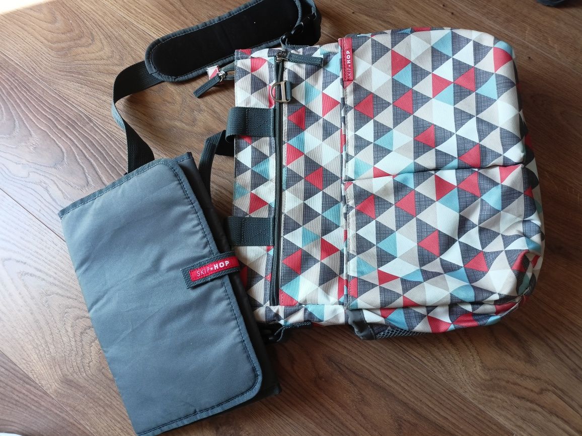 Torba skip hop Duo Signature Triangles zestaw