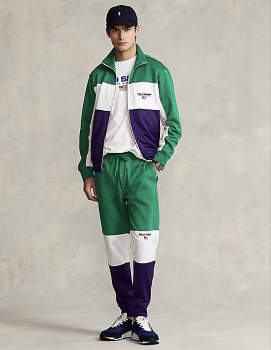 Мужской Спортивный флисовый костюм Polo Ralph Lauren. (L). Exclusive