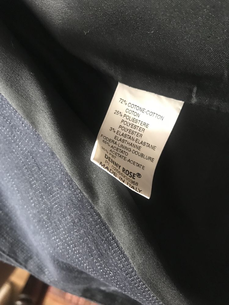 DENNY ROSE marynarka ciemny jeans  - roz S/36