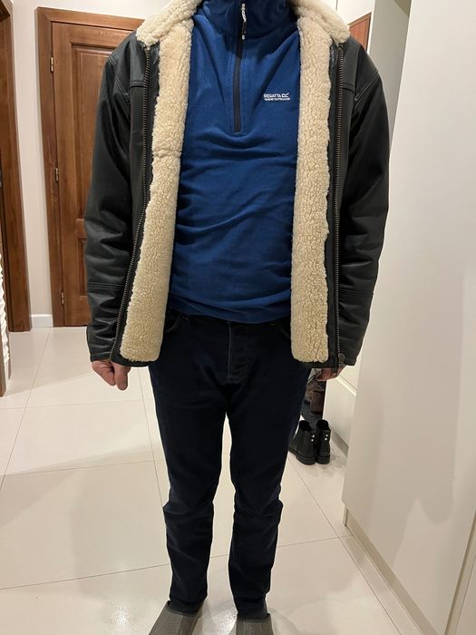 kożuch męski naturalny